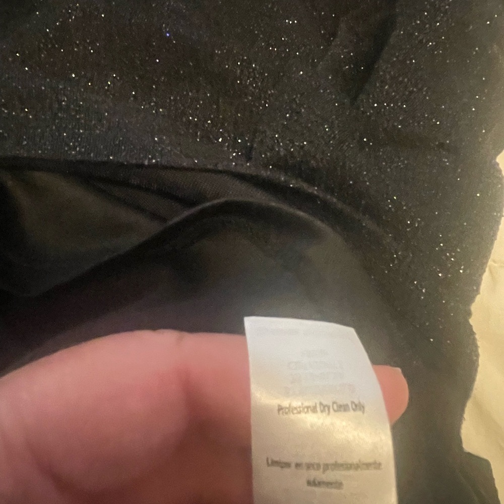 Sparkling black party dress.  Size L. Perfect for parties! - Picture 7 of 7